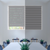 Lot de 2 Store enrouleur jour nuit double 80x150cm Gris - VOUNOT FR