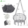 Fauteuil suspendu avec coussin gris - VOUNOT FR