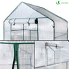 Serre de jardin avec etageres et bache PE renforcee 135g/m2 143x73x195cm - VOUNOT FR