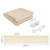 Brise vue pour balcon HDPE Renforcé 230GR/M2 600x90cm beige - VOUNOT