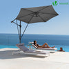 Parasol deporte 3M avec housse de protection et sangle de fixation Gris - VOUNOT FR