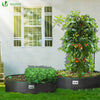 Lot de 3 sacs de plantation non tisse 200L avec poignee Noir - VOUNOT FR