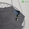 Fauteuil suspendu avec coussin gris - VOUNOT FR