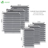 Lot de 2 Store enrouleur jour nuit double 55x150cm Gris - VOUNOT FR