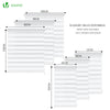 Store enrouleur jour nuit double 45x150cm Blanc - VOUNOT FR