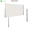 Paravent retractable avec housse de protection 180x300cm Beige - VOUNOT FR