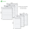 Lot de 2 Store enrouleur jour nuit double 45x150cm Blanc - VOUNOT FR