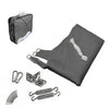 Voile d ombrage Triangle HDPE avec 19 pcs kit de montage - VOUNOT FR