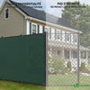 Brise vue occultant en HDPE 230g/m² 1.8x10m avec attaches de fixation vert - VOUNOT FR