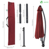 Parasol deporte 3M Shanghai avec housse de protection rouge - VOUNOT FR