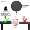 Ensemble de Table et bancs camping pliables 180cm HDPE Style Polyrotin noir - VOUNOT FR