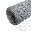 Grillage a poule avec fils 25mm en acier galvanise 1x25M - VOUNOT