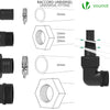 Pompe evacuation pour Eaux Chargees 750W - VOUNOT
