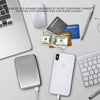 Portefeuille rfid Aluminium avec batterie 2000 mAh - VOUNOT