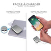 Portefeuille rfid Aluminium avec batterie 2000 mAh - VOUNOT