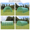 Grande Serre de jardin 18m2 en acier galvanisé - Taille : 6x3x2M - VOUNOT
