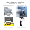 Tabouret physiologique pliable avec detecteur de lumiere integre - VOUNOT