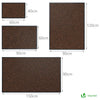 Tapis de porte paillasson 90x120 marron - VOUNOT