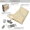 Voile d ombrage Triangle HDPE avec 19 pcs kit de montage - VOUNOT