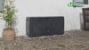 Coffre de Rangement Exterieur 280L  en PP 116x44x55CM Style Bois Marron