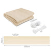 Brise vue pour balcon HDPE Renforcé 230GR/M2 500x90cm beige - VOUNOT