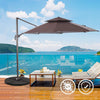 Dalle de lestage pour parasol remplissage 52L 4 pcs Noires - VOUNOT