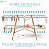 Séchoir à linge pliable grande capacite - VOUNOT